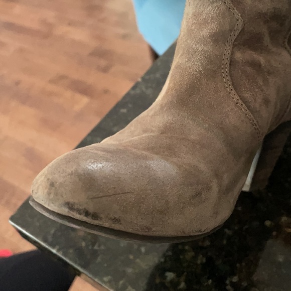 Ash Jalouse Suede/Leather Booties - Picture 3 of 8